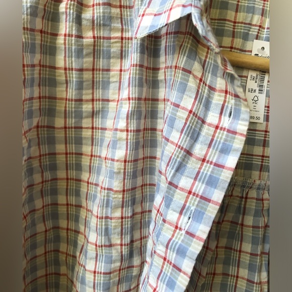 NWT Madewell Women’s Cotton Button Up Shirt - Picture 3 of 7